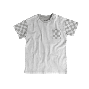 Eclipse Kids Kid's Shirt PREORDER - Bamboo Tee - Gray Checkered