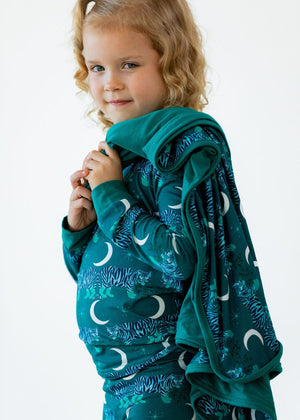 Eclipse Kids Pajamas Midnight Tigers - Long Sleeve 2 Piece Set