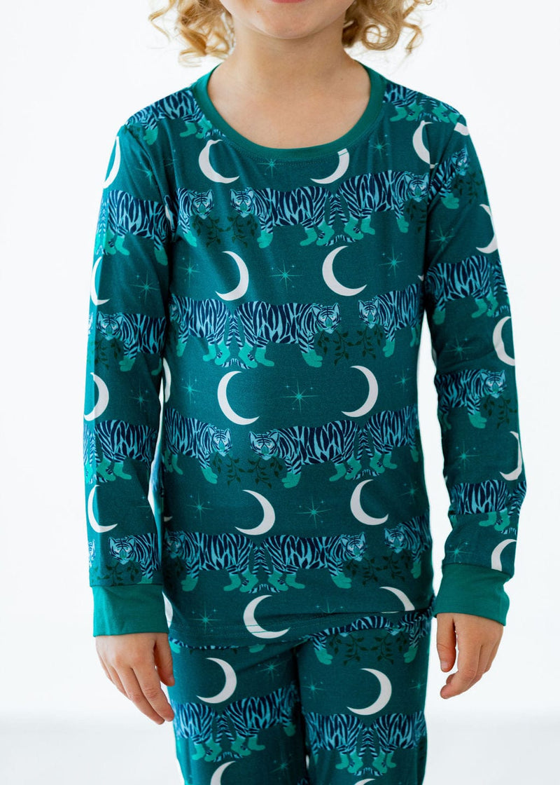 Eclipse Kids Pajamas Midnight Tigers - Long Sleeve 2 Piece Set