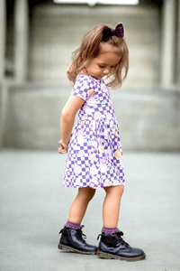 Eclipse Kids Short Sleeve Twirl Dress - Creep It Real