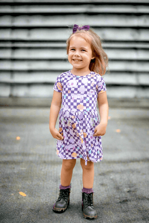 Eclipse Kids Short Sleeve Twirl Dress - Creep It Real