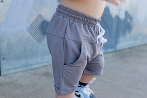 Eclipse Kids Shorts Bamboo Shorts - Gunmetal