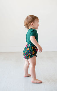 Eclipse Kids Shorts Bummies - Moody Flowers