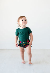 Eclipse Kids Shorts Bummies - Moody Flowers