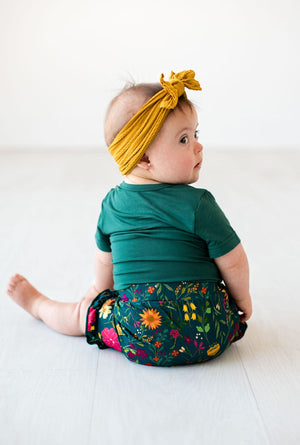 Eclipse Kids Shorts Bummies - Moody Flowers