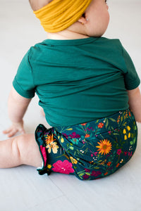 Eclipse Kids Shorts Bummies - Moody Flowers