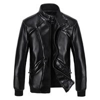 FAD-Forever Altered Destiny Men's Outerwear 2XL / Black Fadcloset Mens Calypso Bomber Leather Jacket