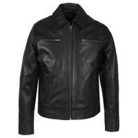 FAD-Forever Altered Destiny Men's Outerwear XS / BLACK Fadcloset Mens Cameron Leather Jacket