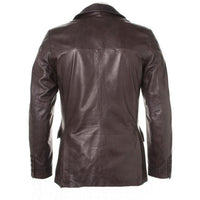 Fadcloset Men's Blazer Fadcloset Bixby Men's Leather Blazer