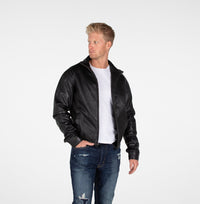 Fadcloset Men's Outerwear Fadcloset B&A Classic Men's Lambskin Leather Jacket