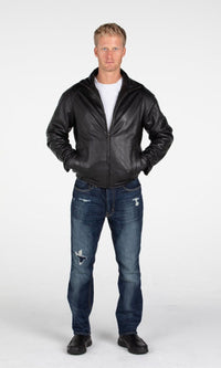 Fadcloset Men's Outerwear Fadcloset B&A Classic Men's Lambskin Leather Jacket