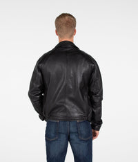 Fadcloset Men's Outerwear Fadcloset B&A Classic Men's Lambskin Leather Jacket