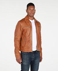 Fadcloset Men's Outerwear Fadcloset Mens Cameron Leather Jacket