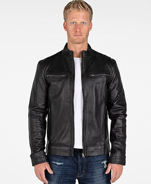 Fadcloset Men's Outerwear Fadcloset Wilson Mens Leather Jacket