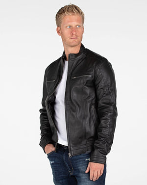 Fadcloset Men's Outerwear Fadcloset Wilson Mens Leather Jacket