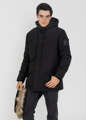 Fadcloset Men's Outerwear Men's Hudson Ultra Lite Hooded Winter Parka Coat  | Fadcloset