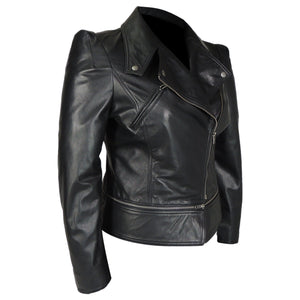 Fadcloset Women's Outerwear Fadcloset Annette Women's Leather Jacket