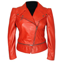 Fadcloset Women's Outerwear Fadcloset Annette Women's Leather Jacket