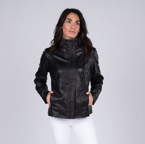 Fadcloset Women's Outerwear Fadcloset Arra Womens Leather Jacket