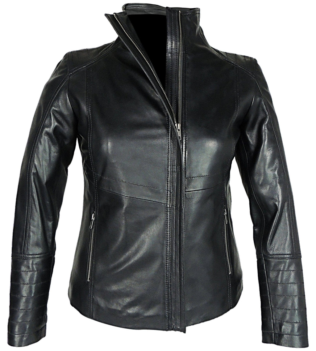 Fadcloset Women's Outerwear Fadcloset Arra Womens Leather Jacket