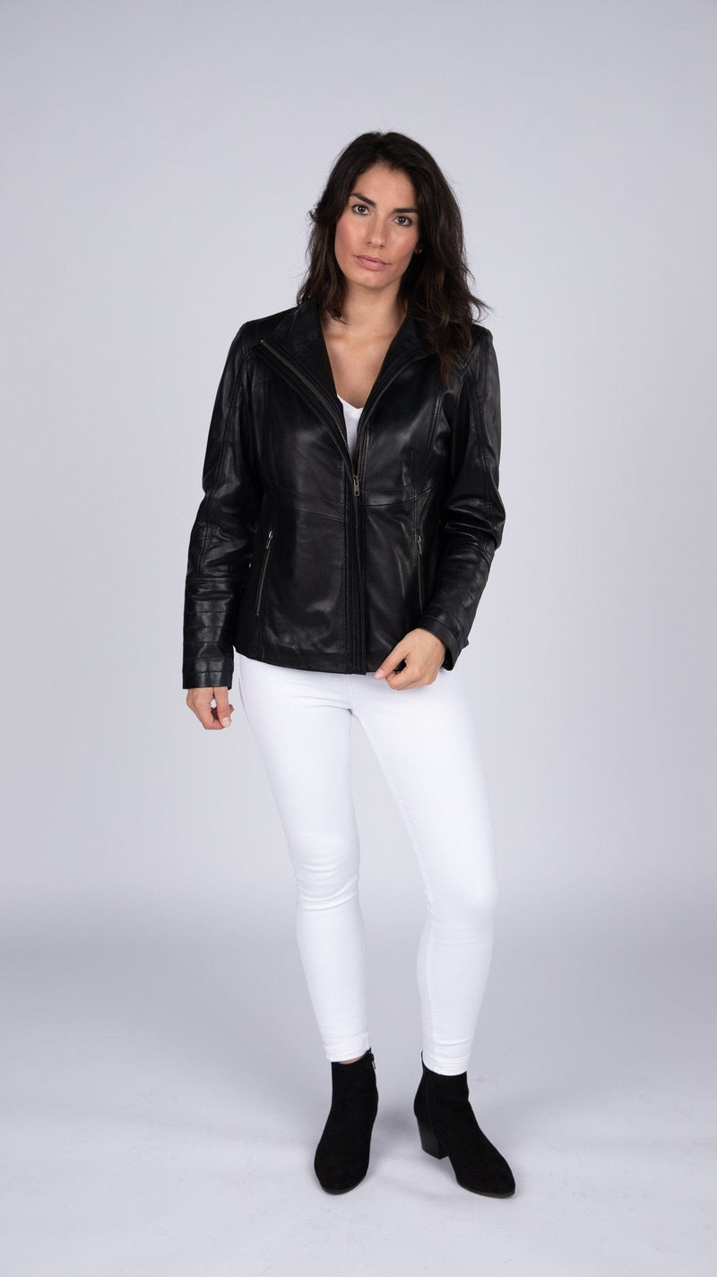 Fadcloset Women's Outerwear Fadcloset Arra Womens Leather Jacket