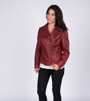 Fadcloset Women's Outerwear Fadcloset Aurora Womens Leather Jacket