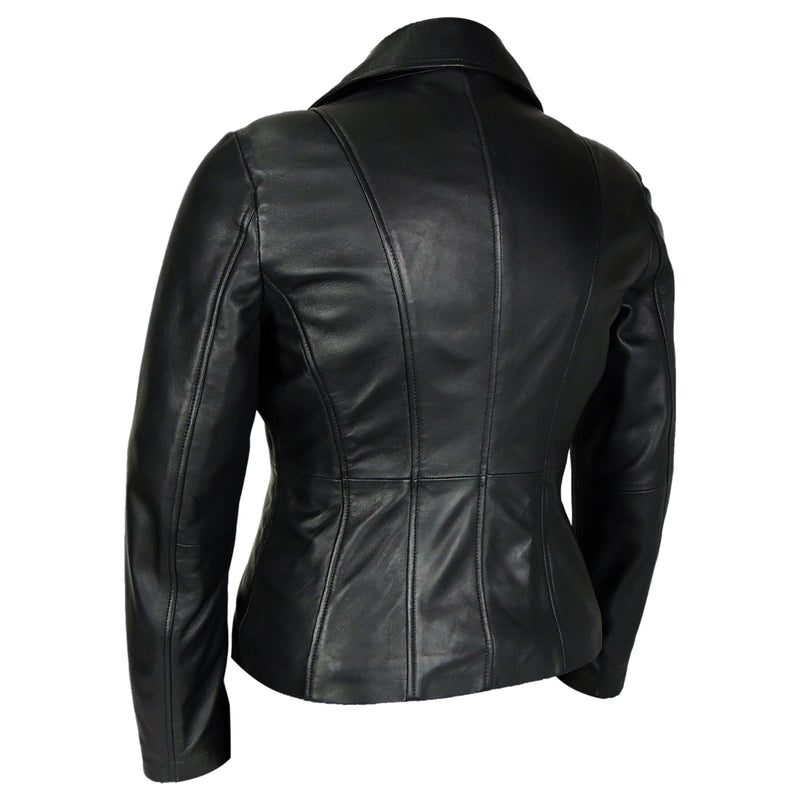 Fadcloset Women's Outerwear Fadcloset Charlotte Womens Leather Jacket