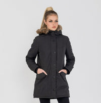 Fadcloset Women's Outerwear Women's Louise Ultra Lite Hooded Winter Parka Coat  | Fadcloset