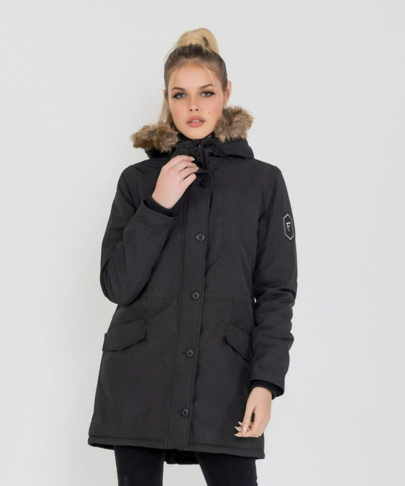 Fadcloset Women's Outerwear Women's Louise Ultra Lite Hooded Winter Parka Coat  | Fadcloset