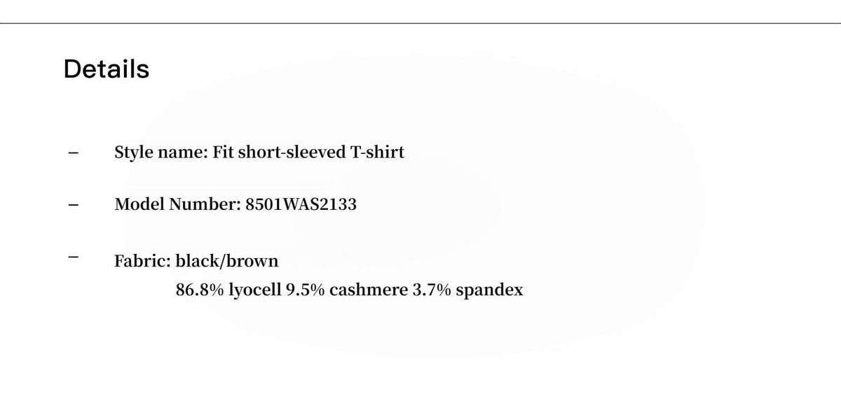 Fireladyfur Clothing Women's Fashion - Women's Clothing - Blouses & Shirts Fitted Waist Slimming Round Neck Tencel Cashmere Versatile Short-Sleeved T-Shirt