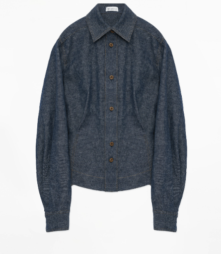 Fireladyfur Clothing Women's Fashion - Women's Clothing - Blouses & Shirts S（4-6） / Raw Cow Color "Berlin Afternoon Tea" Refreshing Breathable Twill Linen Deconstructed Silhouette Old Money Style Waist Shirt Top