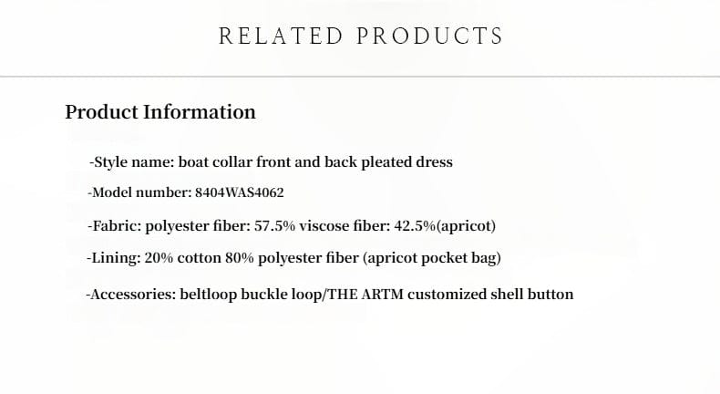Fireladyfur Clothing Women's Fashion - Women's Clothing - Dress - Sleeveless Dress Original Design Handmade Pleated Straight Sleeveless Boat Neck Dress