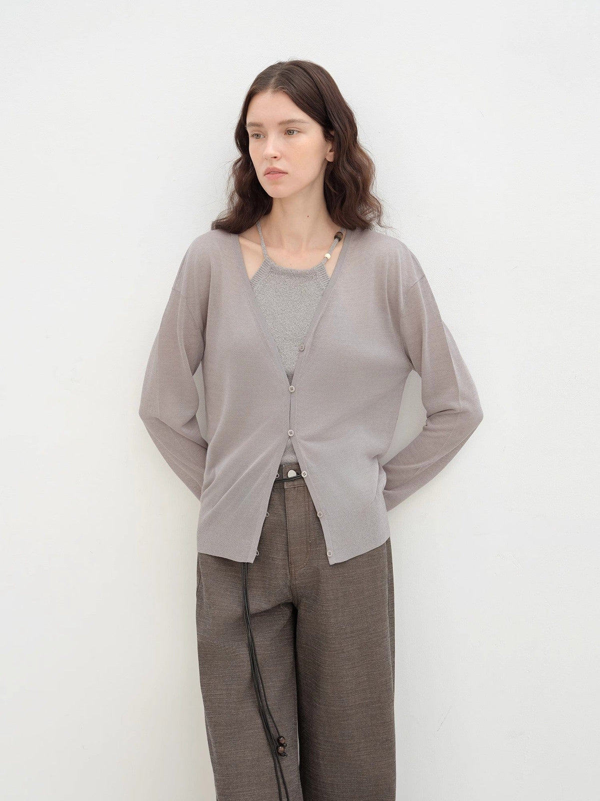 Fireladyfur Clothing Women's Fashion - Women's Clothing - Jackets & Coats - Jackets "Daylight" Sunscreen V-Neck New Spring Knitted Cardigan Jacket