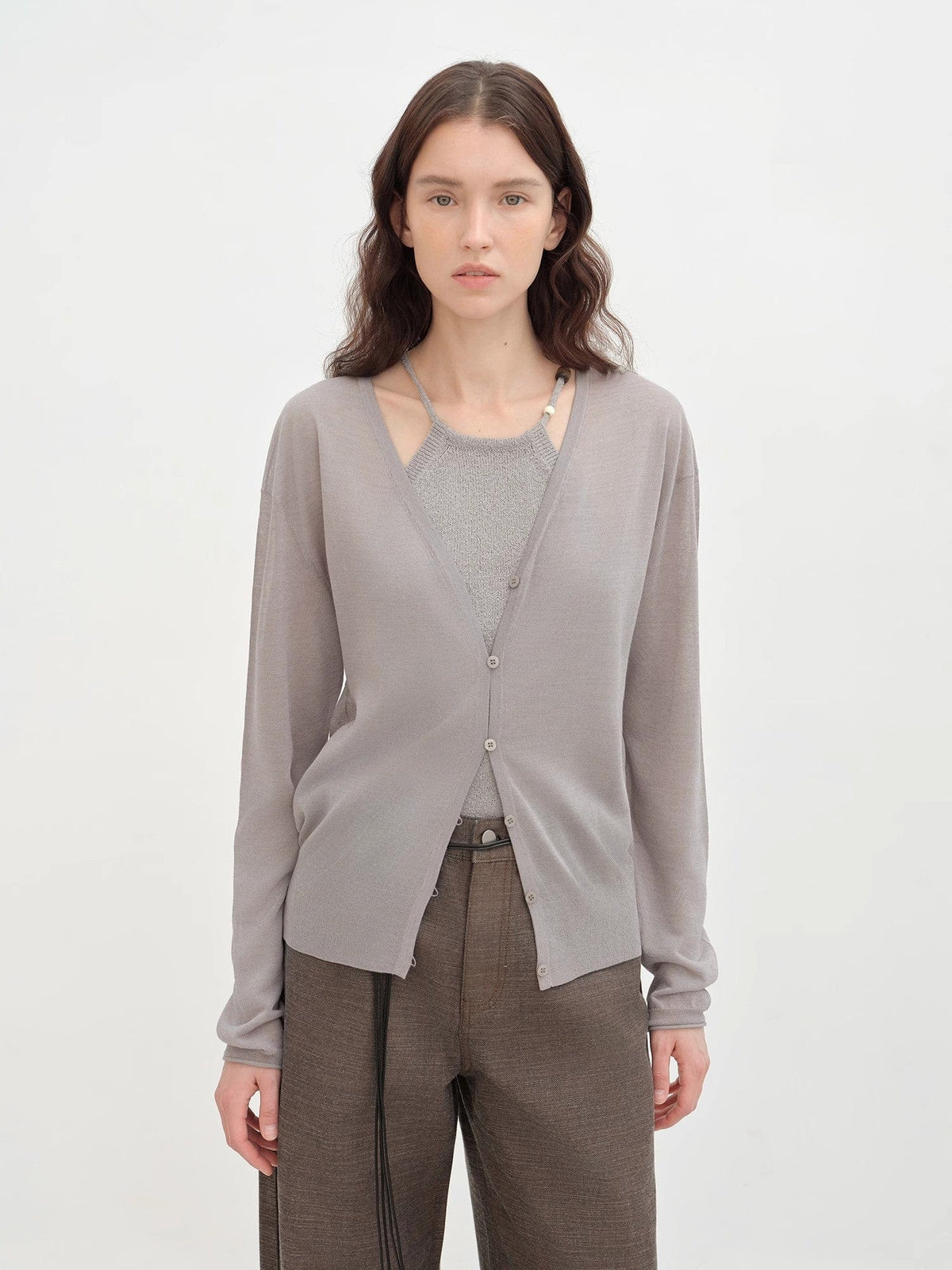 Fireladyfur Clothing Women's Fashion - Women's Clothing - Jackets & Coats - Jackets "Daylight" Sunscreen V-Neck New Spring Knitted Cardigan Jacket