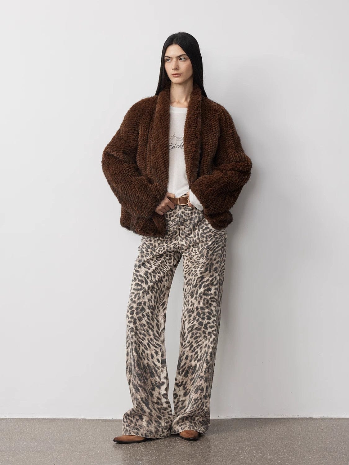 Fireladyfur Clothing Women's Fashion - Women's Clothing - Jackets & Coats - Real Fur Dream Traveler Mink Vintage Light Luxury Texture Three-Dimensional Silhouette Knitted Mink Coat
