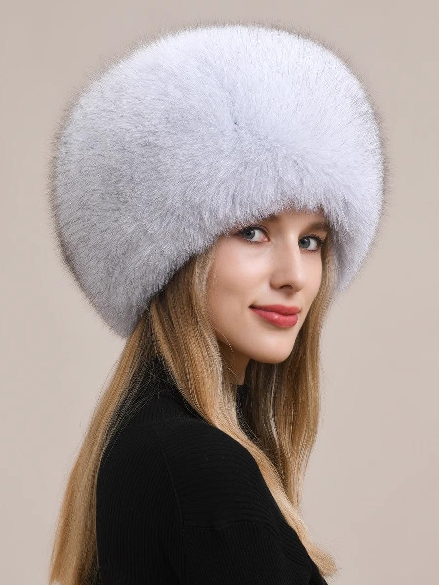 Fireladyfur Clothing Women's Fashion - Women's Clothing - Jackets & Coats - Real Fur Fox Fur Hat Warm Earmuffs