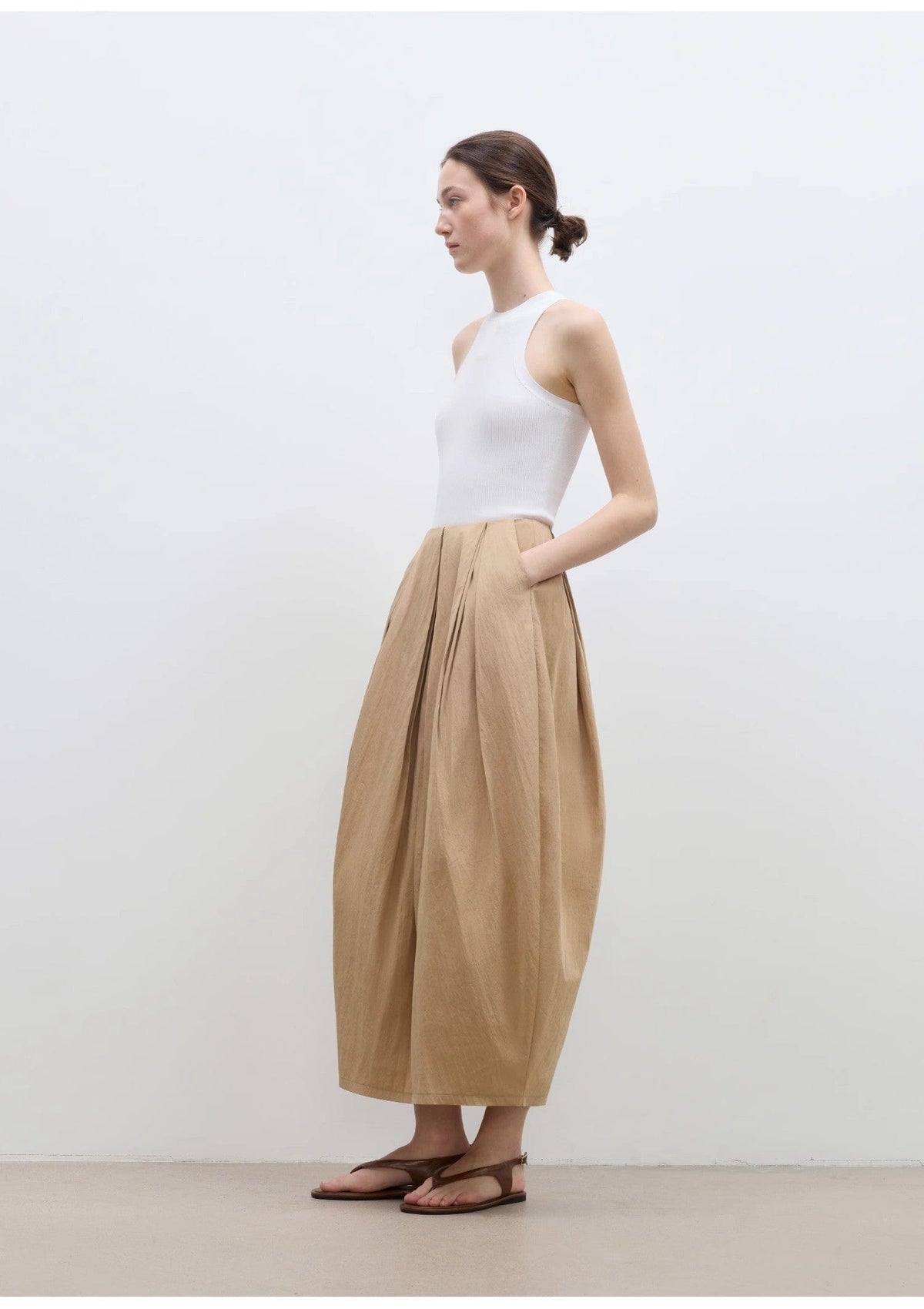 Fireladyfur Clothing Women's Fashion - Women's Clothing - Skirt - Asymmetrical skirt "Peninsula Art" Styling Flower Bud Skirt High Waist Skirt for Women