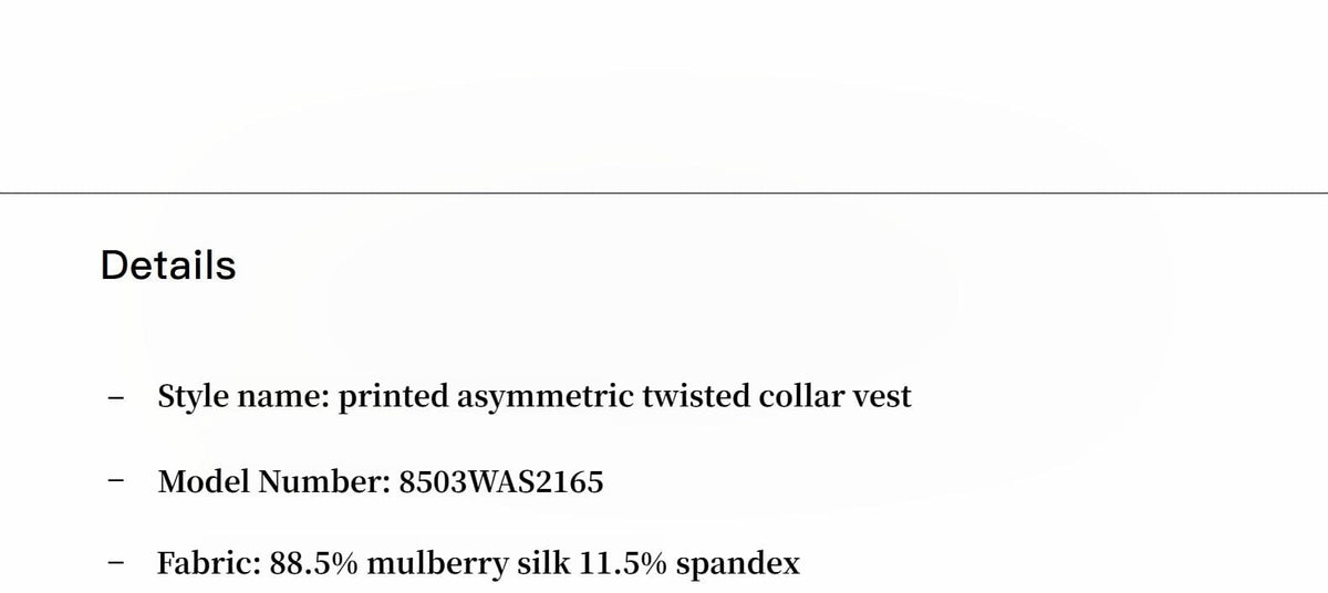 Fireladyfur Clothing Women's Fashion - Women's Clothing - Tops & Tees - Camis Elastic Silk Twisted Collar Original Geometric Print Slim Fit Multi-Occasion T-Shirt Sleeveless Vest for Women