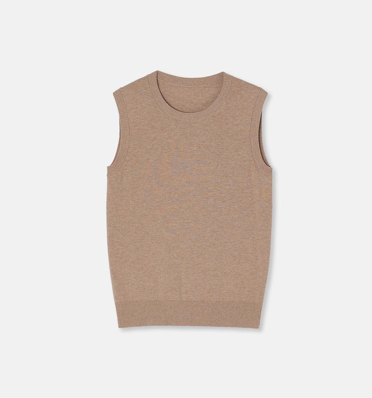 Fireladyfur Clothing Women's Fashion - Women's Clothing - Tops & Tees - Camis "Six Pence" Round Neck Knitted Sweater Vest for Women