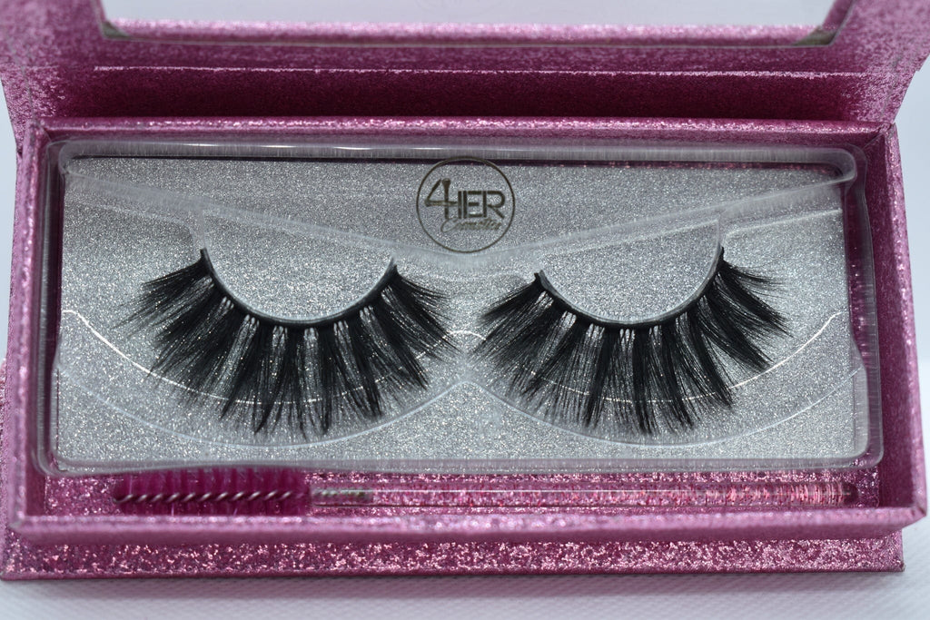 ForHer Cosmetics Eyelashes Default Title / Brown ForHer Cosmetics Bad and Bougie Human Hair Lashes