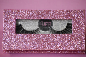 ForHer Cosmetics Eyelashes Default Title / Brown ForHer Cosmetics Classy and Sassy Eyelashes Human Hair Lashes