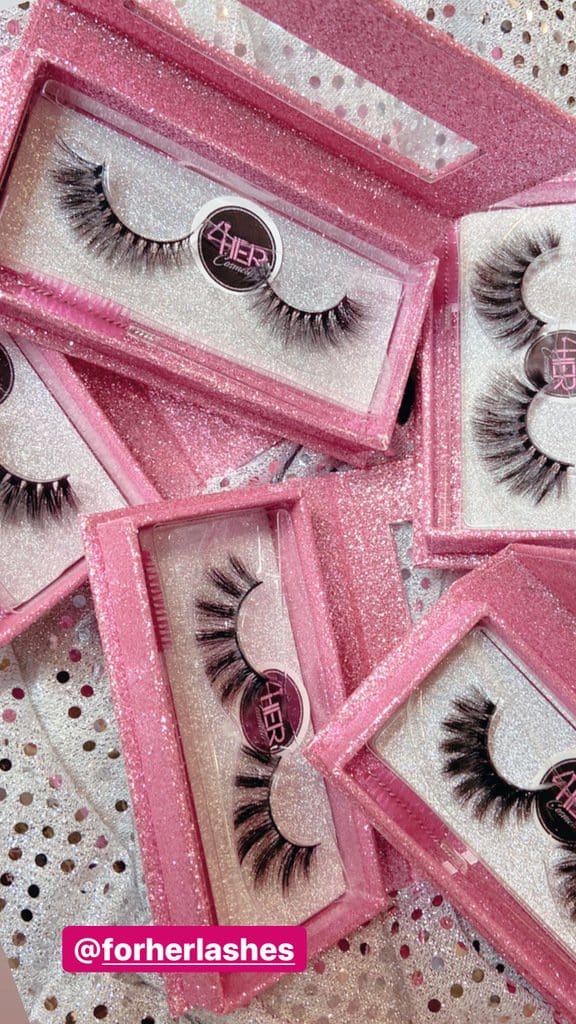 ForHer Cosmetics Eyelashes Default Title / Brown ForHer Cosmetics Classy and Sassy Eyelashes Human Hair Lashes