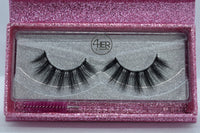 ForHer Cosmetics Eyelashes Default Title / Brown ForHer Cosmetics Sophisticated Human Hair Lashes