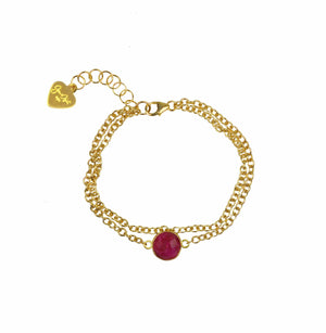 Gena Myint Bracelet Gena Myint Ruby Vermeil Bracelet