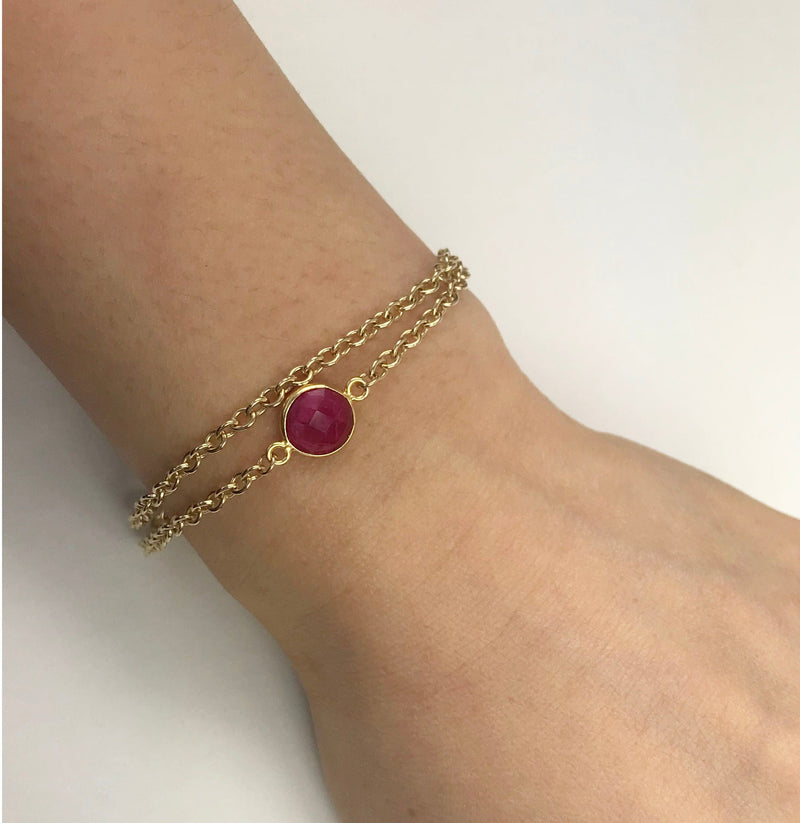 Gena Myint Bracelet Gena Myint Ruby Vermeil Bracelet