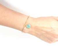 Gena Myint Bracelets Gena Myint Amazonite Star Charm Adjustable Bracelet