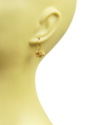 Gena Myint Earrings Gena Myint Gold Pyrite Cluster Vermeil Earrings