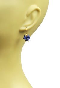 Gena Myint Earrings Gena Myint Lapis Lazuli Cluster Vermeil Earrings