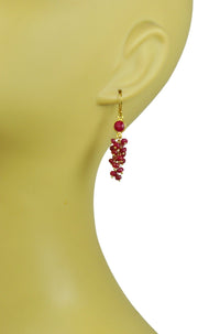 Gena Myint Earrings Gena Myint Ruby Cascade Vermeil Earrings