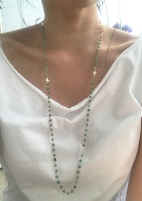 Gena Myint Necklace Gena Myint Amazonite Star Convertible Mask Necklace